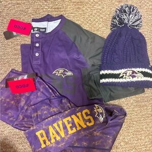 NFL Baltimore Ravens NWT Bundle